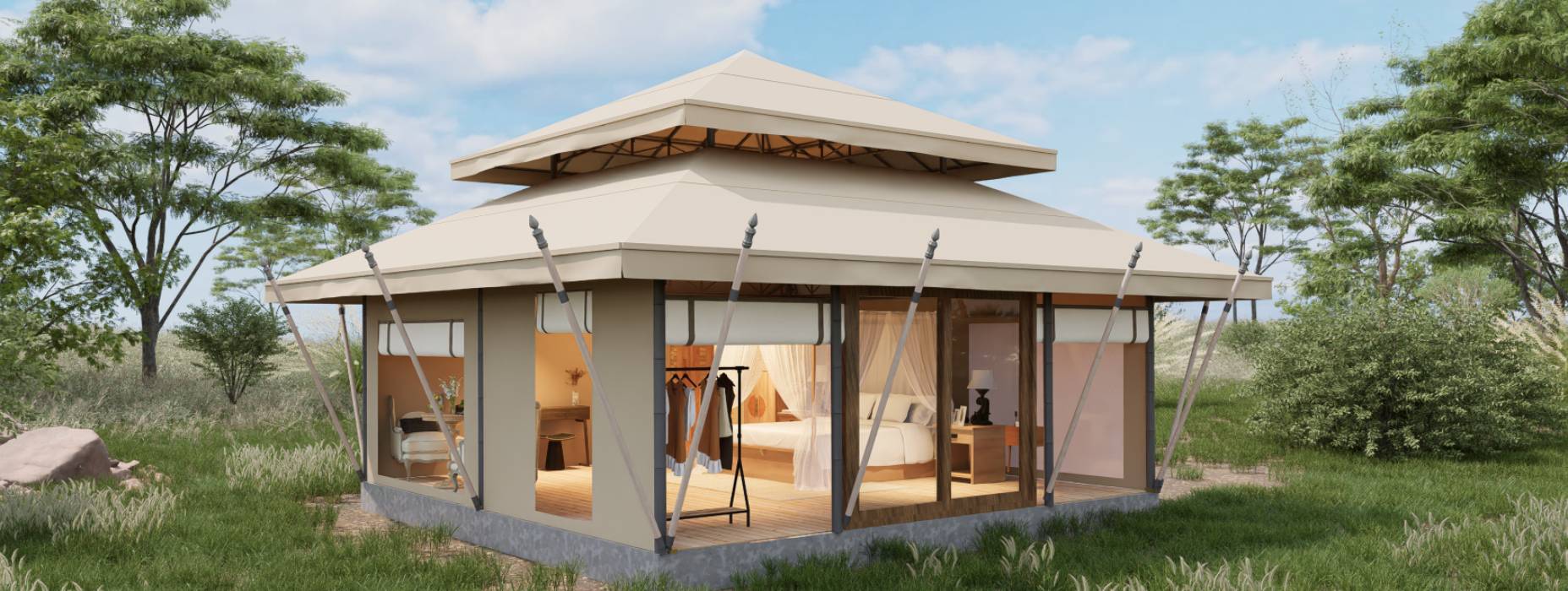 龙沙区户外野奢帐篷